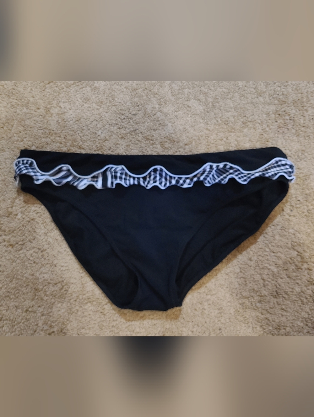 NWT Profile By Gottex Ruffle Bikini Bottoms sz 12